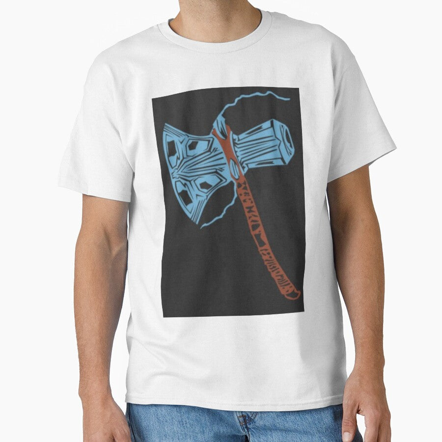 Axe Printed by storeInsight Unisex , , , Long Sleeve Tee