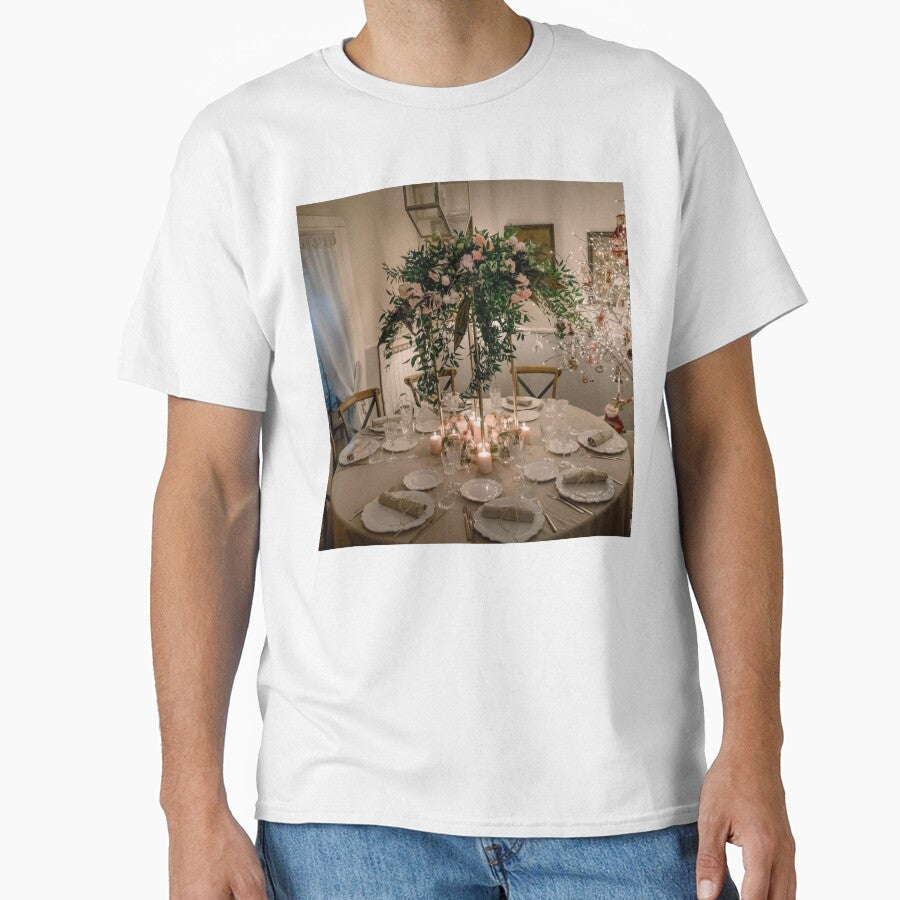Stylish Dinner Setup by Danielaadvant Unisex , , , Long Sleeve Tee