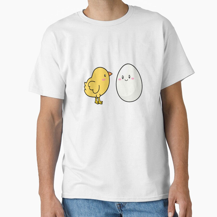 Cute chick & egg by ZghoulStore Unisex , , , Long Sleeve Tee