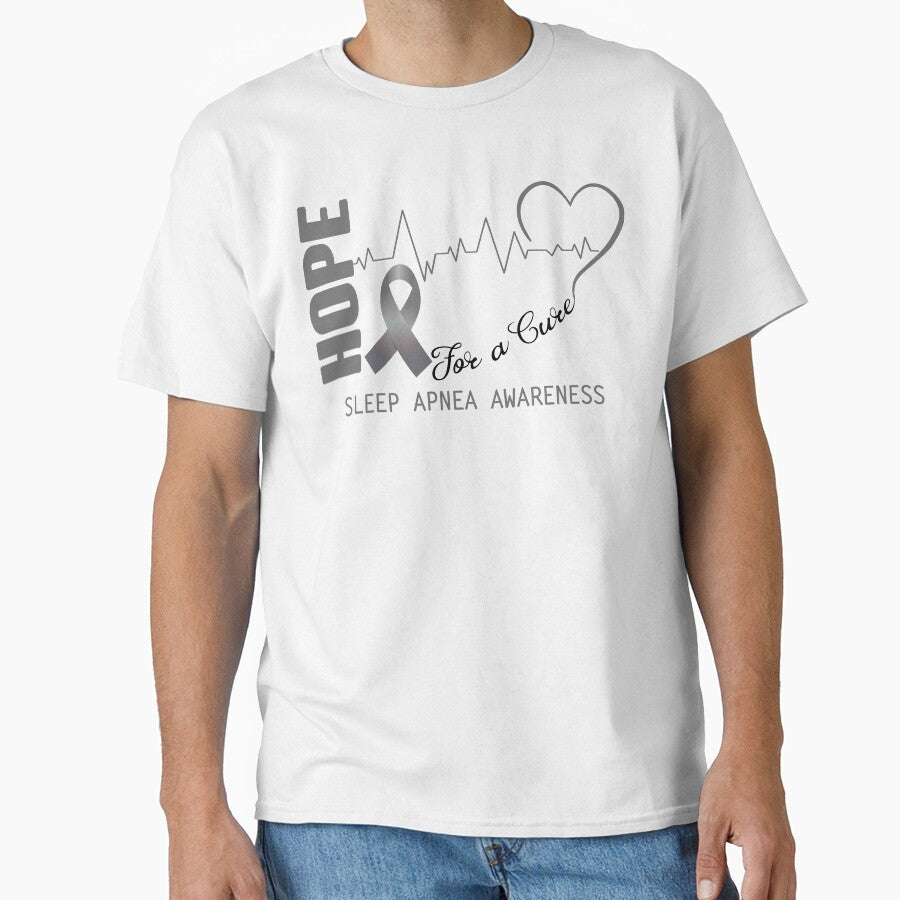 Hope For A Cure Sleep Apnea Awareness by frechettee Unisex , , , Long Sleeve Tee