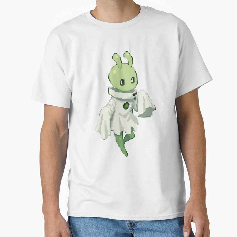 Pixel Alien Familiar – Adorable Sci-Fi Companion by UniqueArtsOnly Unisex , , , Long Sleeve Tee