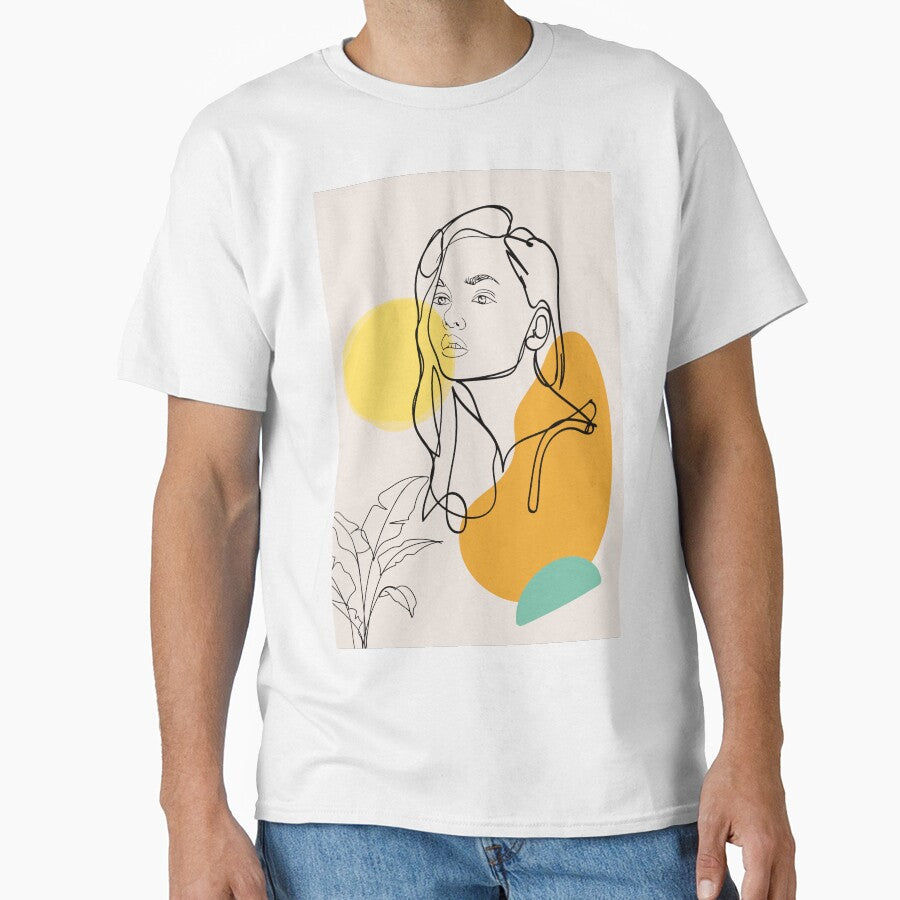 Women portrait, one line art by Agha-Arts