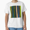 Mid-Century Modern Abstract Tropical Striped Pattern by DEC02