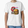 Juicy burger, The ultimate satisfaction guaranteed! by DShirtRepublic Unisex , , , Long Sleeve Tee