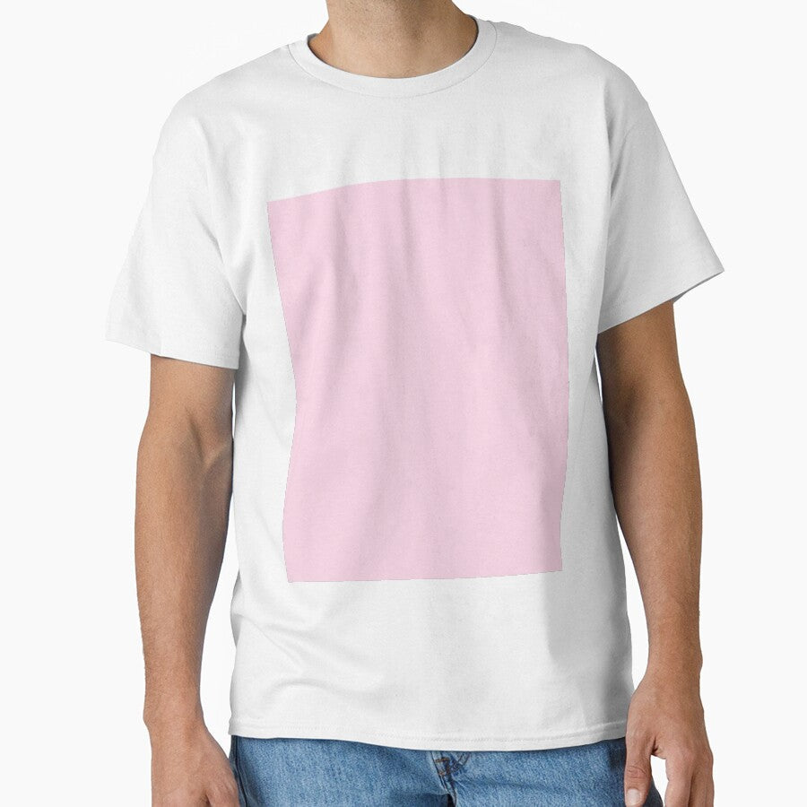 Plain Solid Color Light Pink Soft Pink Pastel Pink by mimihuang creations Unisex , , , Long Sleeve Tee