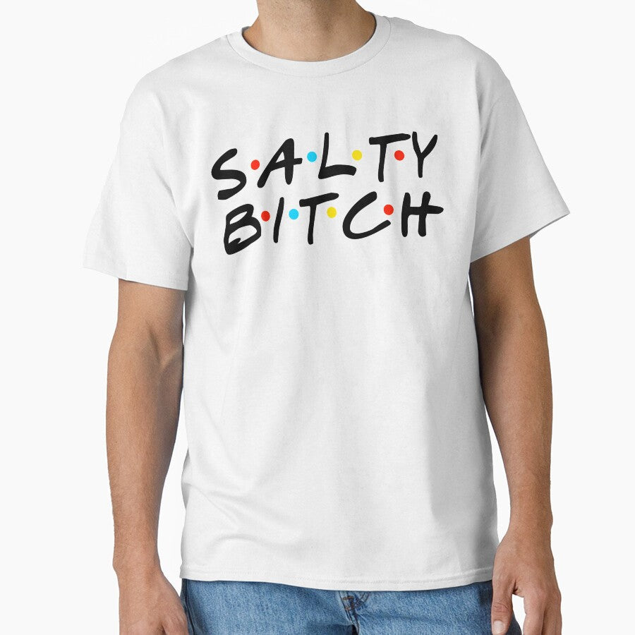 Salty Bitch Cheugy 90s Aesthetic by LeGND Unisex , , , Long Sleeve Tee