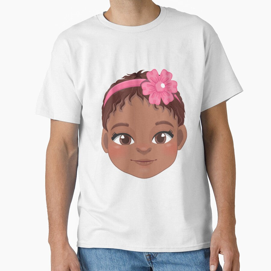 Cute Girl Face by KidsAwesom Unisex , , , Long Sleeve Tee