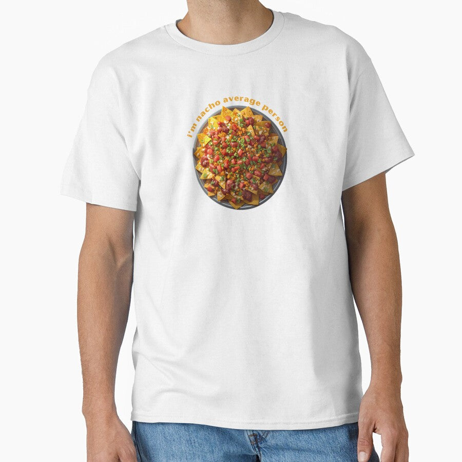 I’m Nacho Average Person - Cute Pun | TeeHee Puns Funny Design by TeeHee Puns Unisex , , , Long Sleeve Tee