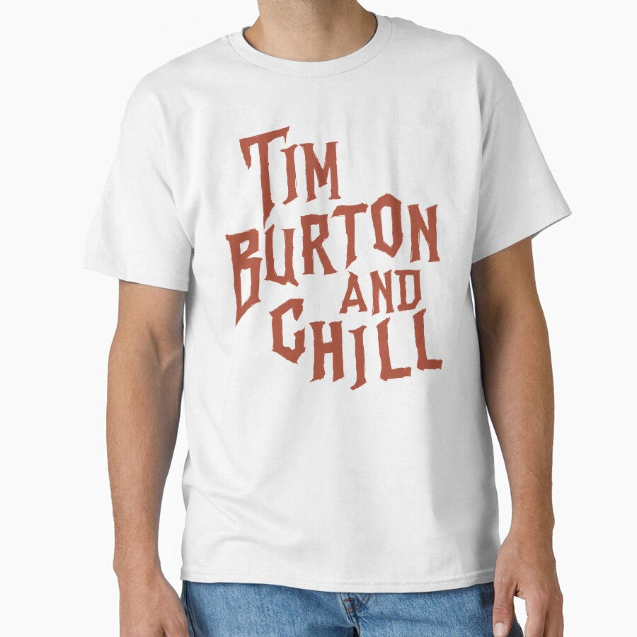 Tim Burton and Chill by Primrosedesignn Unisex , , , Long Sleeve Tee