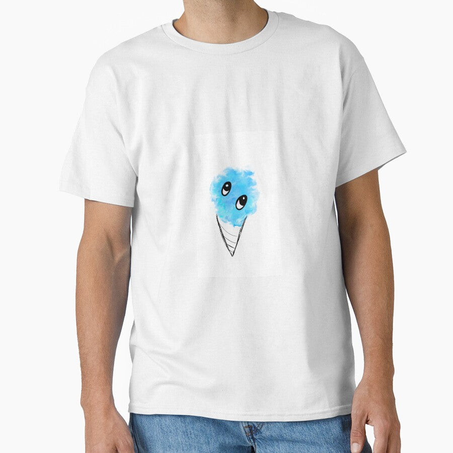 Cotton Candy Critter by Paintandpencil Unisex , , , Long Sleeve Tee