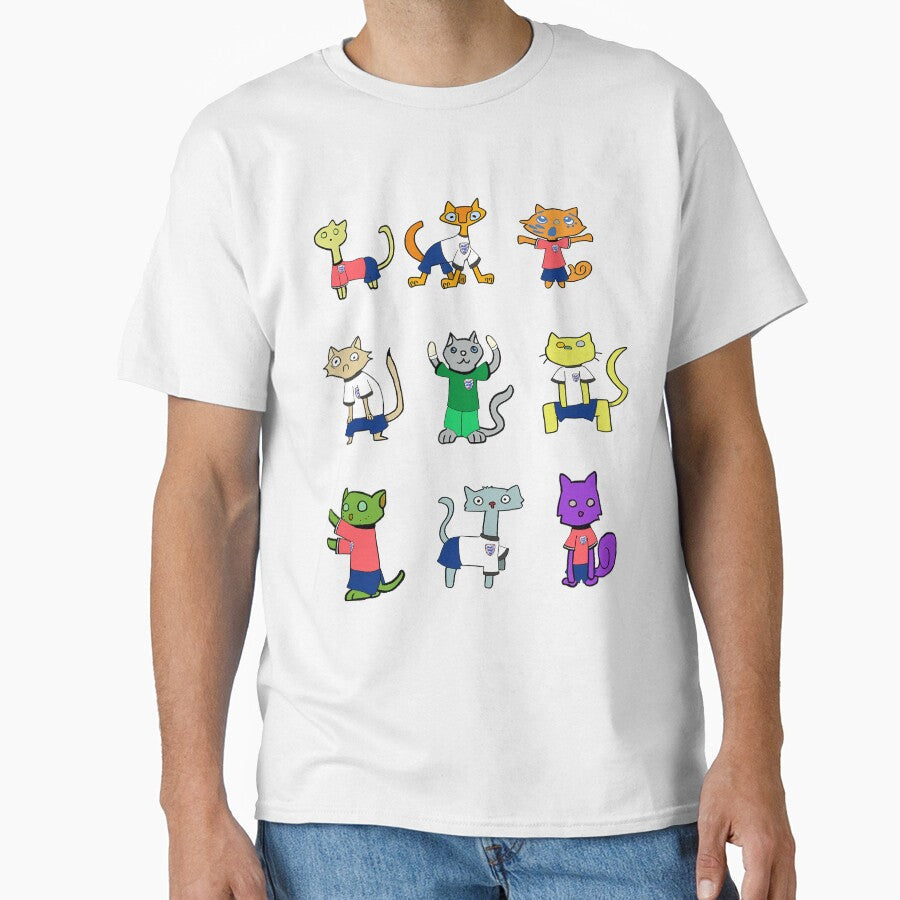 Crazy Cats: Football edition by Spectrumsketch Unisex , , , Long Sleeve Tee