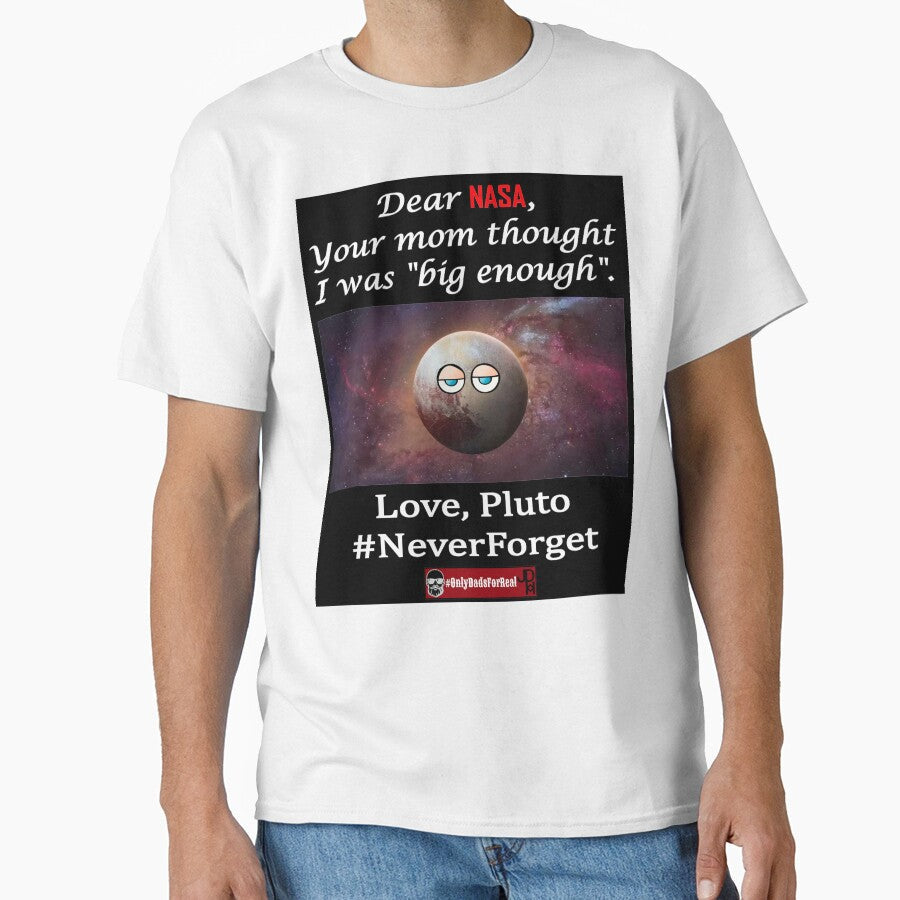 Pluto (Black) *More Colors Available in Collection by OnlyDadsForReal Unisex , , , Long Sleeve Tee