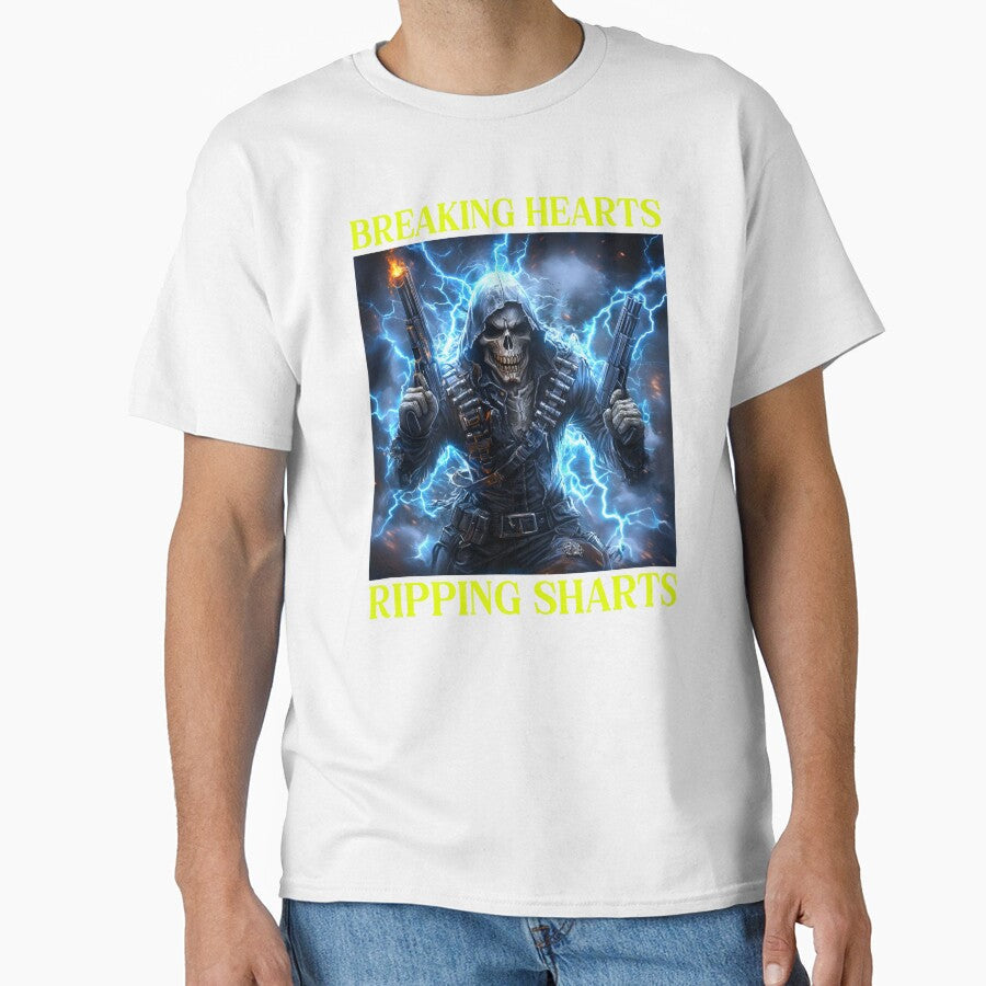 Breaking Hearts Ripping Sharts Oddly Specific by RockFireMerch Unisex , , , Long Sleeve Tee