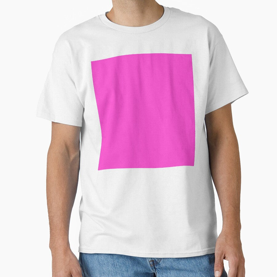HOT PINK...Plain...Solid...Block... by RachelMacht Unisex , , , Long Sleeve Tee