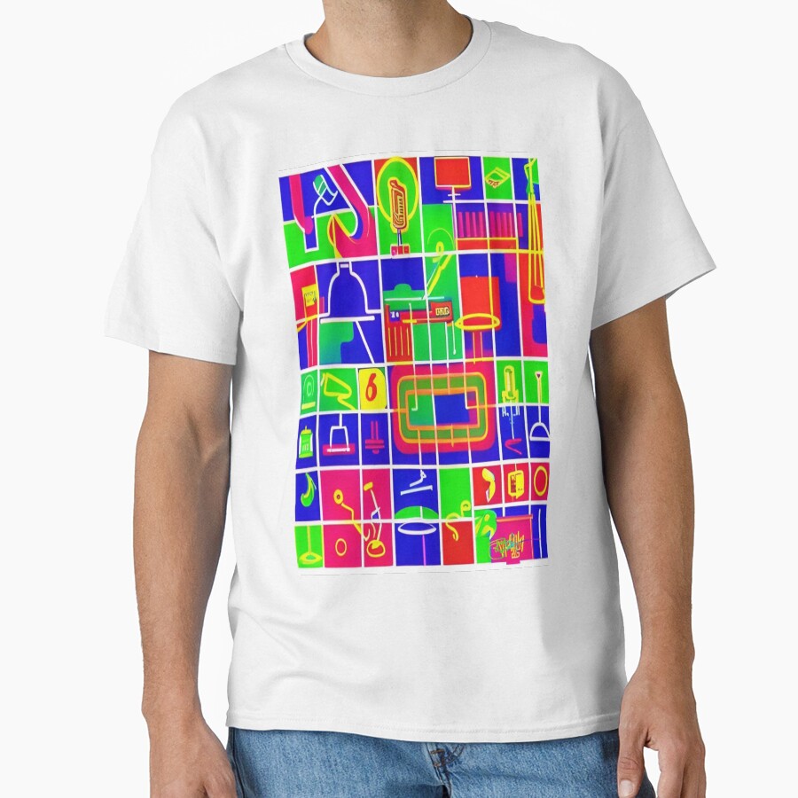 80’s Pop Art Vibes 85 by Benito Del Ray Unisex , , , Long Sleeve Tee