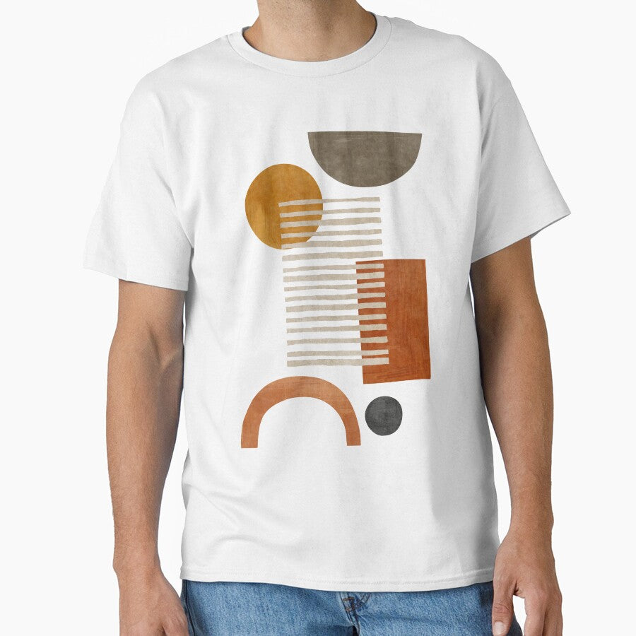 Abstract Shapes 09 Earth Tones by FAROSSTUDIO