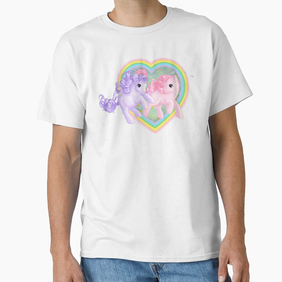 MLP Blossom and Cotton Candy by scholtenart Unisex , , , Long Sleeve Tee