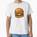 Cute Hamburger Stacked Burger Food by Byte-shirt Unisex , , , Long Sleeve Tee