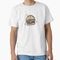 Cute Cheeseburger by Artofmayara Unisex , , , Long Sleeve Tee