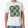 Modern Green Tartan Diamond Geometric Throw Pillow – Minimalist Plaid Pattern for Cozy Home Decor by FestivityFinds