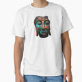 Boho Buddha Head Line Art – Spiritual Zen Yoga Meditation Design by Ganeshirt