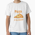 Pizza is my valentine by ibrahim2022 Unisex , , , Long Sleeve Tee