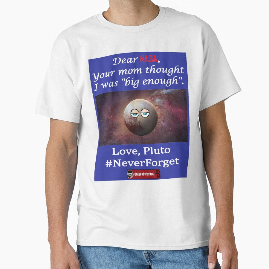 Pluto (Blue) *More Colors Available in Collection by OnlyDadsForReal Unisex , , , Long Sleeve Tee