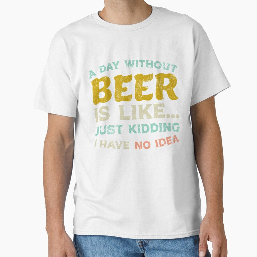 A Day Without Beer by KunKhalil Unisex , , , Long Sleeve Tee