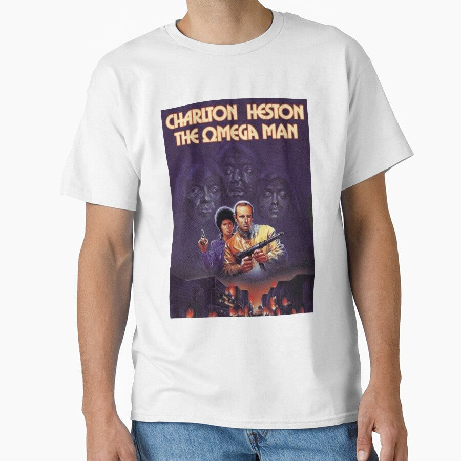 The Omega Man Horror Movie Gift Vintage 70s by marischr57 Unisex , , , Long Sleeve Tee