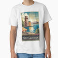 Thessaloniki Vintage Travel Poster by TravelerRat Unisex , , , Long Sleeve Tee
