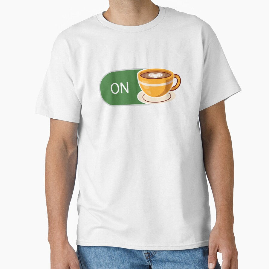 Coffee Mode On Cappuccino by UnknownArtistt Unisex , , , Long Sleeve Tee