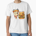 Funny Pizza Burger Lover by Logiamerch Unisex , , , Long Sleeve Tee