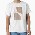 Neutral Abstract Shapes, Line Art Drawing, Scandi Artwork 3 by technicolorable_art