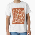 Terracotta Fern Lines by MaiZephyr