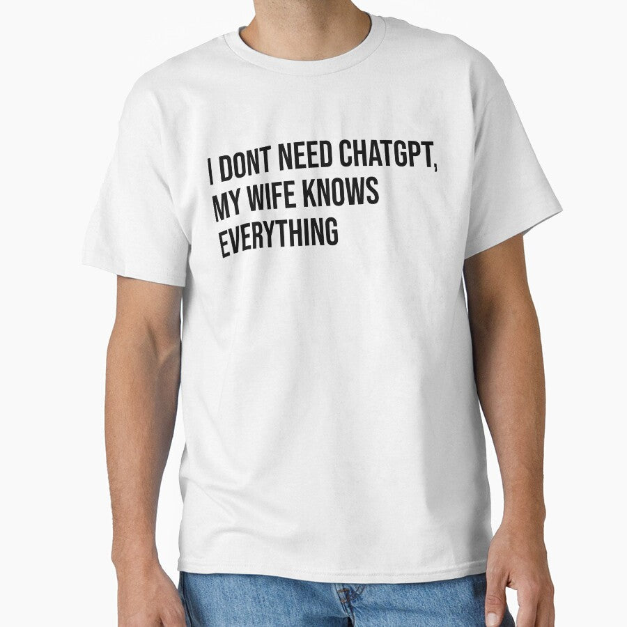 My Wife Knows It All (White) by ZenZero88 Unisex , , , Long Sleeve Tee