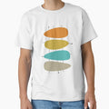 Geometric Mid Century Teardrops and Lines by Orchard Berry