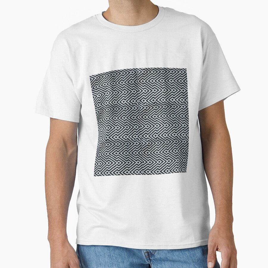 Geometric Mid Century Abstract Black and white Pattern Lines by adoredigitals