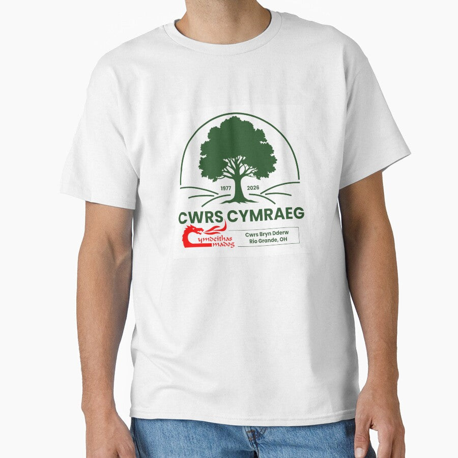 Cwrs Cymraeg Bryn Dderw, Summer Welsh Course Rio Grande, Ohio by cwrscymraeg Unisex , , , Long Sleeve Tee