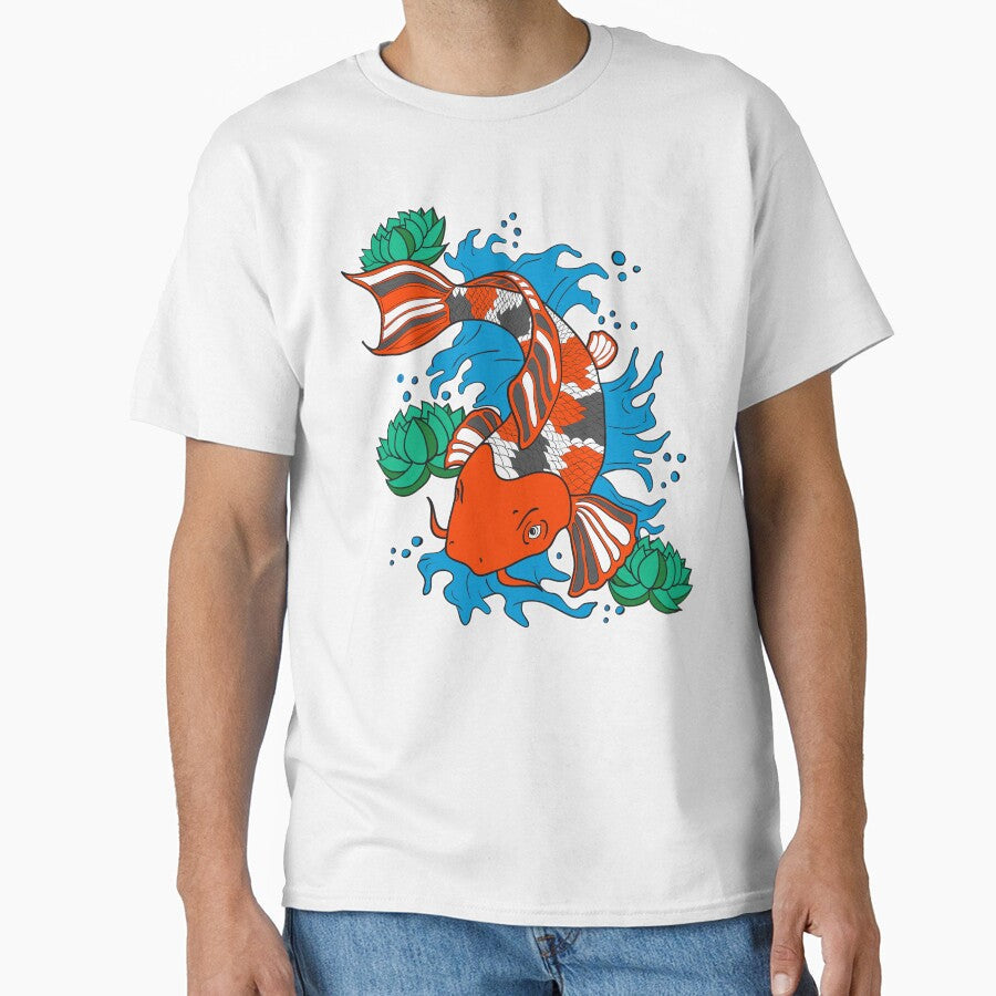 Koi Tattoo Design by Fairyjam Unisex , , , Long Sleeve Tee