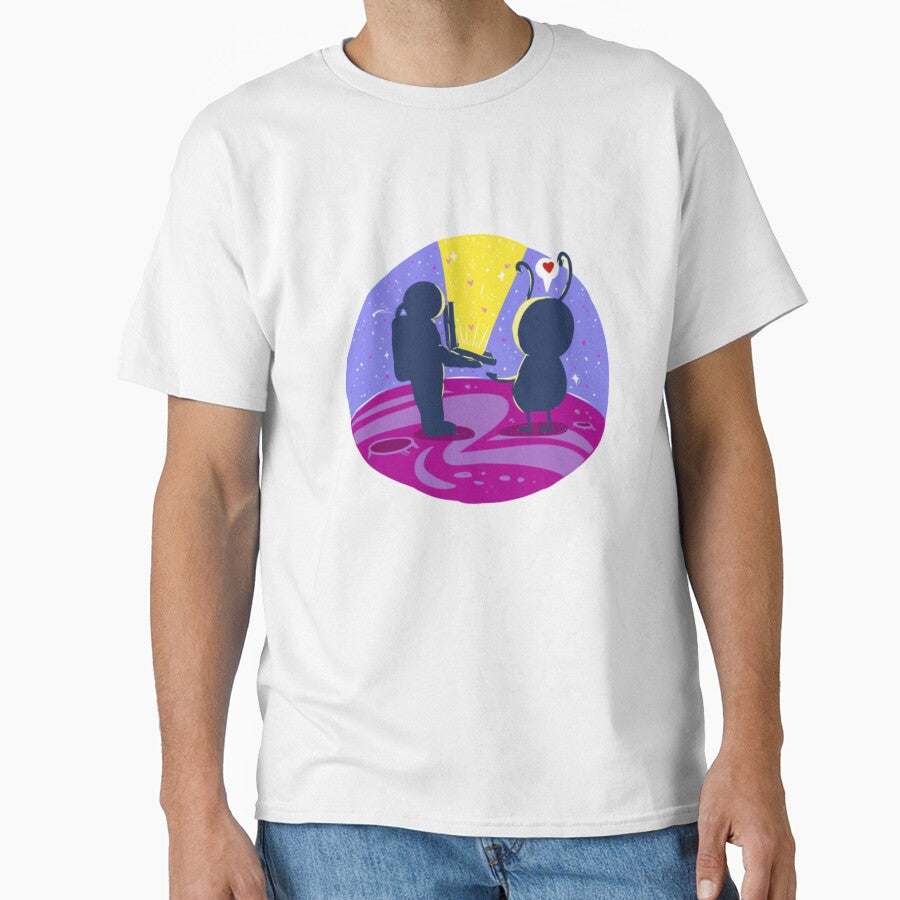 Pizza Astronaut by Jajienme Unisex , , , Long Sleeve Tee