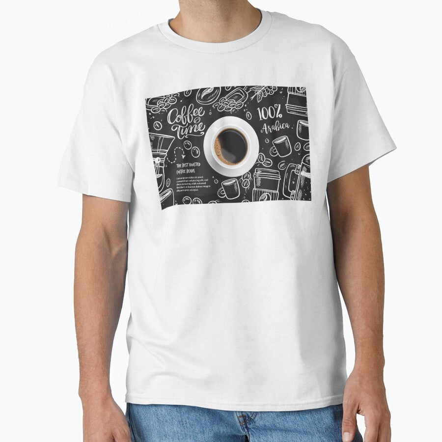 Coffee Time by Qudor Unisex , , , Long Sleeve Tee