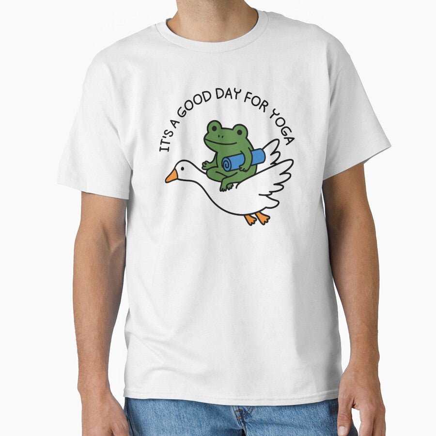 International Yoga Day June 21 Funny Frog It's A Good Day For Yoga For Yoga Lover by gunaone-design