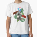 Vibe high Greek  stone and nature with snakes and trippy flower by VantaTheArtist