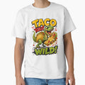 Taco Bout Wild Dino by Fab-Haven Unisex , , , Long Sleeve Tee