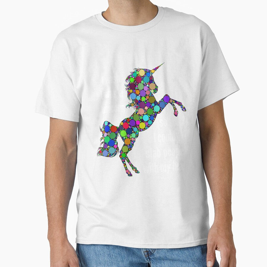 I Wish I Was A Unicorn So I Could Stab People With My Head by Good-Looking Corpse Unisex , , , Long Sleeve Tee