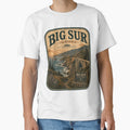 Big Sur California - Shirt, , Long-Sleeve, Sticker by projectbadass Unisex , , , Long Sleeve Tee