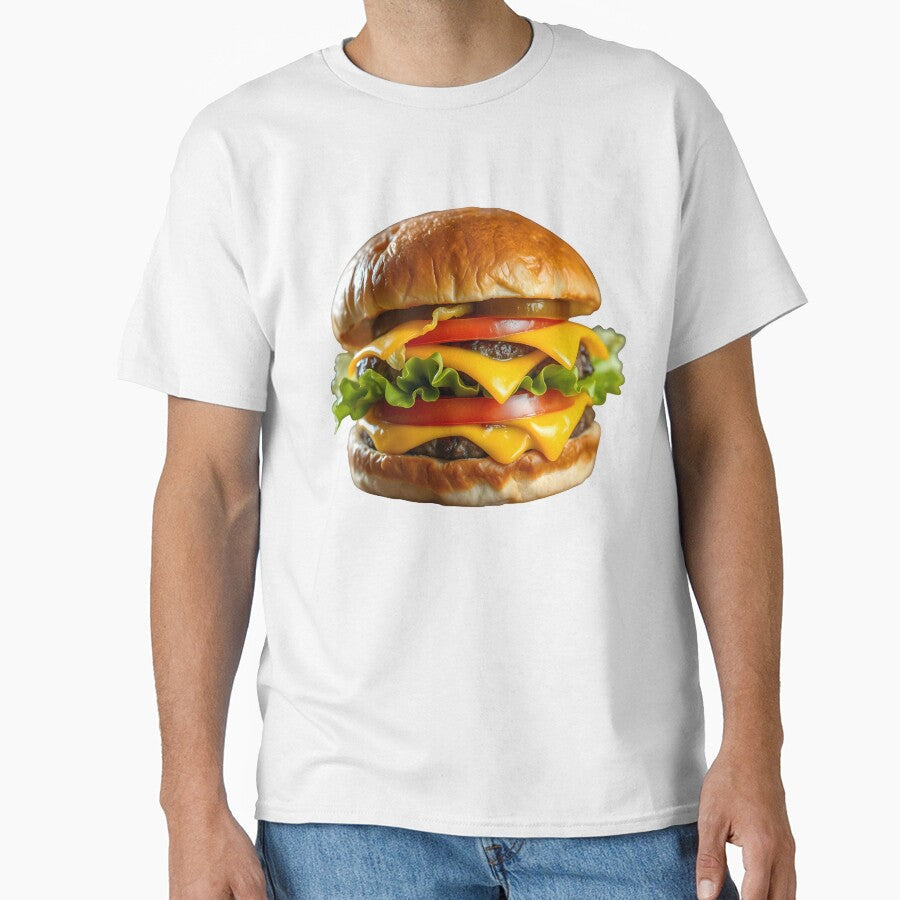 Cheeseburger by BlurrPixel Unisex , , , Long Sleeve Tee