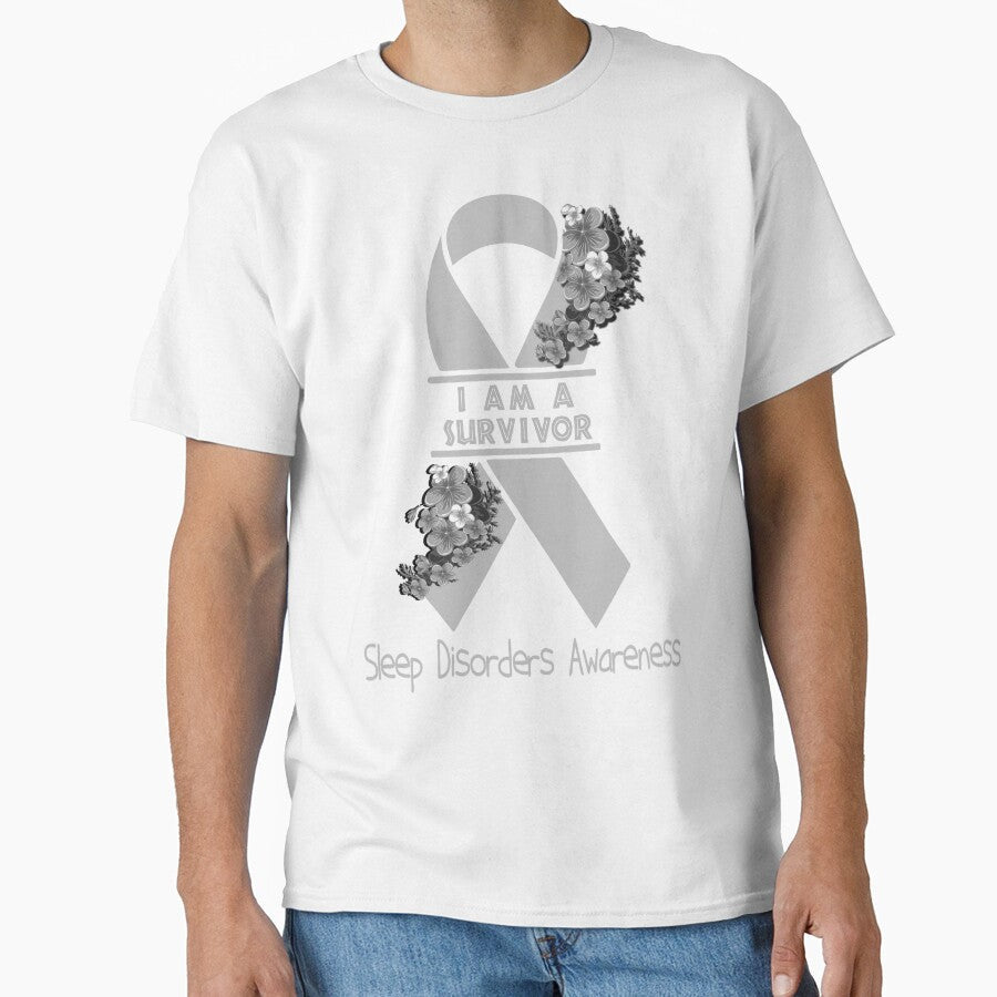 I Am A Suvivor Ribbon Sleep Disorders Awareness by heppenp Unisex , , , Long Sleeve Tee