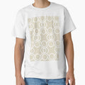 Beige and White Geometric Circle Pattern Pairs Dutch Boy 2022 Popular Color Antique White 011W - Colour Trends - Trending Hues by ColorOfTheYears
