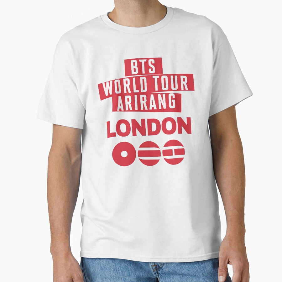 BTS World Tour 2026 Arirang. LONDON. by EunsooLee Unisex , , , Long Sleeve Tee